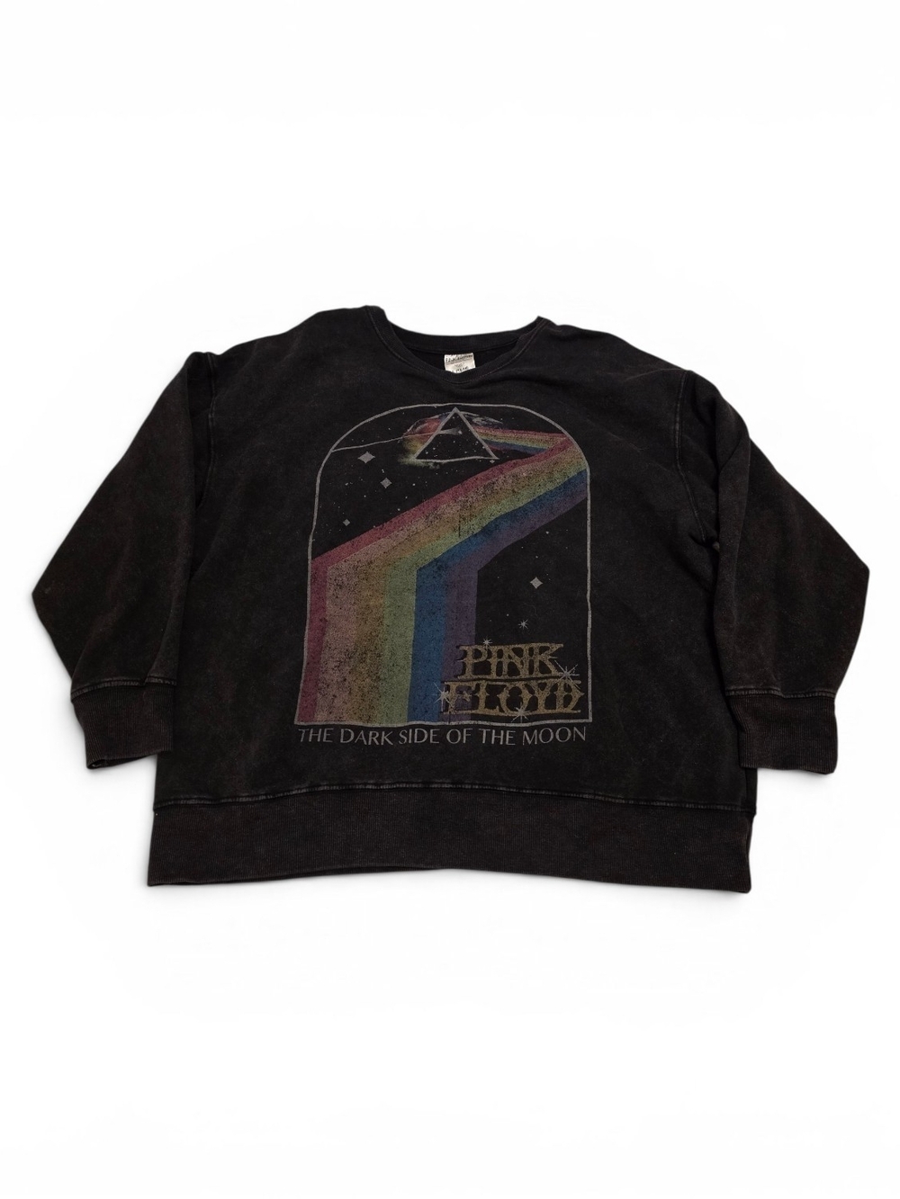 Pink Floyd The Dark Side of the Moon' Black Graphic Sweatshirt